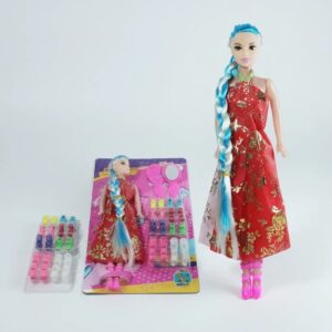 Boneca Princesa Com Vestido E Acessórios 19 Peças