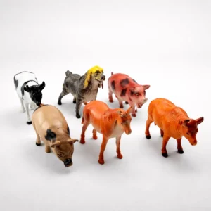 Animais Da Fazenda Grande Ark Toys 6 Peças 15cm