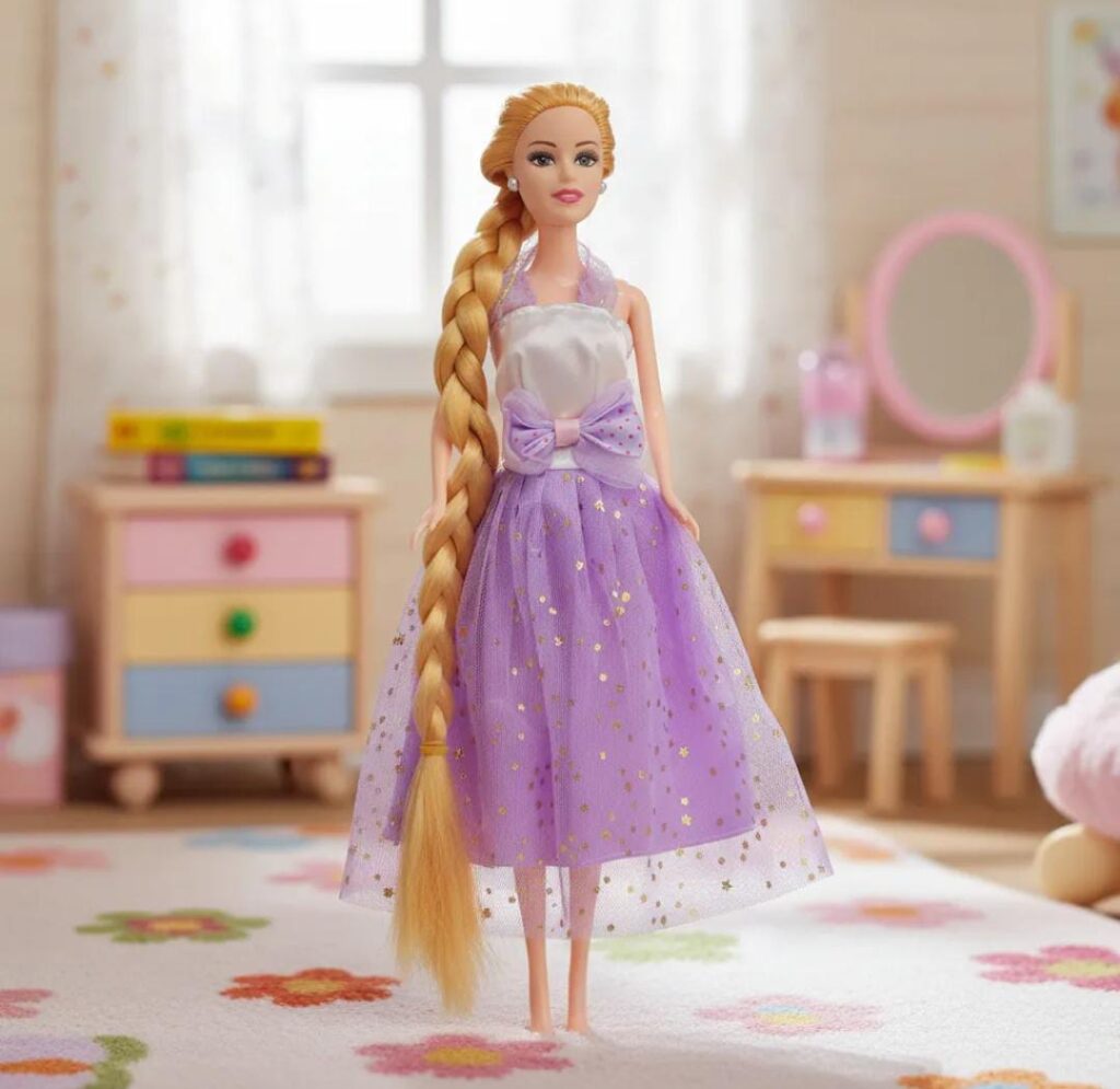 Boneca Fashion Com Vestido