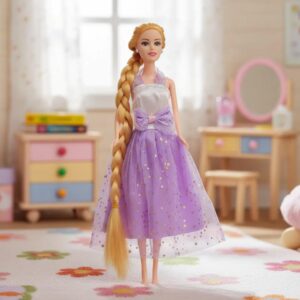 Boneca Fashion Com Vestido
