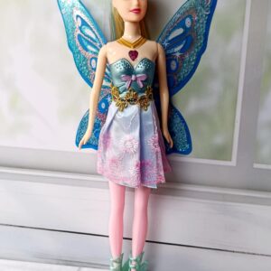 Boneca Fada Articulada Com Asas E Som