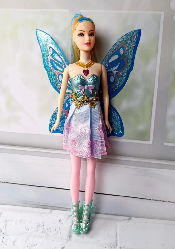 Boneca Fada Articulada Com Asas E Som