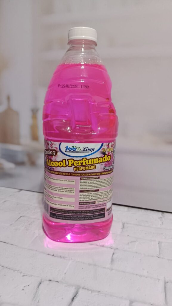 Alcool Perfumado Darling 2litros 100%limp
