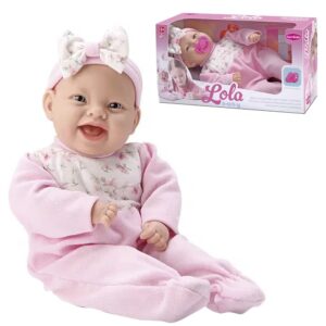 Boneca Lola Baby Brinquedos Infantil Com Chupeta Brinquedo